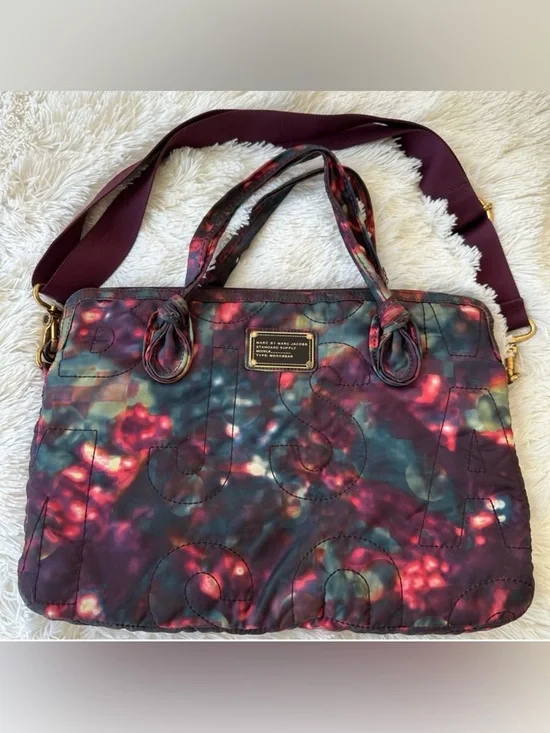 Marc Jacobs Workwear Quilted Nylon Laptop Bag