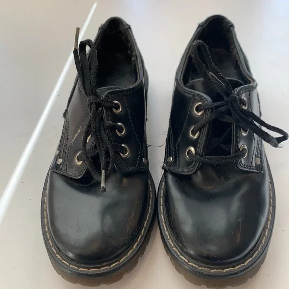 EUC Black Formal Boys Shoes, Size 11.5