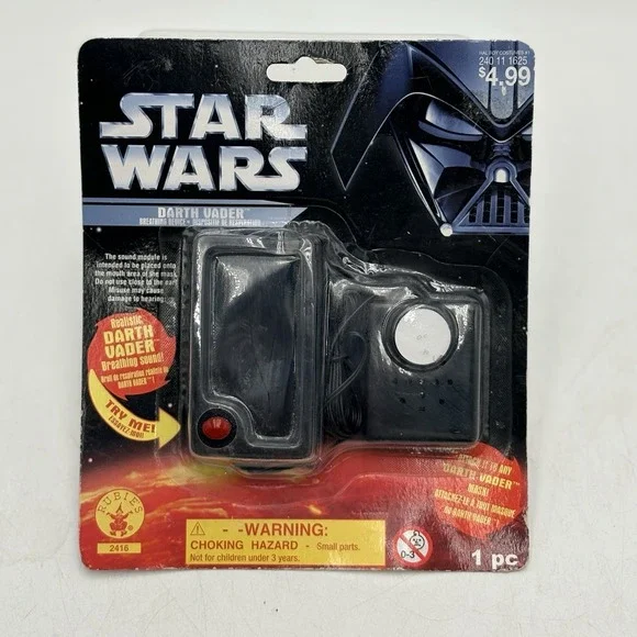 Darth Vader Breathing Sound Device 2008 Star Wars Costume Rubies NIB