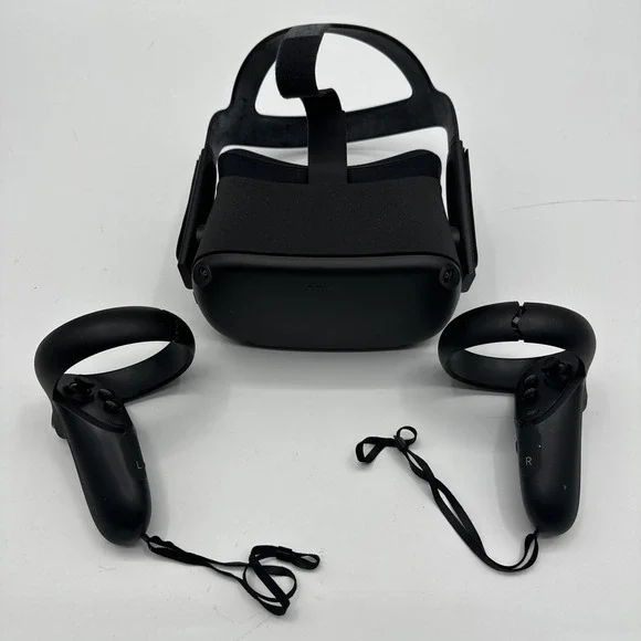 Meta Oculus Quest 1 VR Virtual Reality Headset And MH-B Controllers For Parts