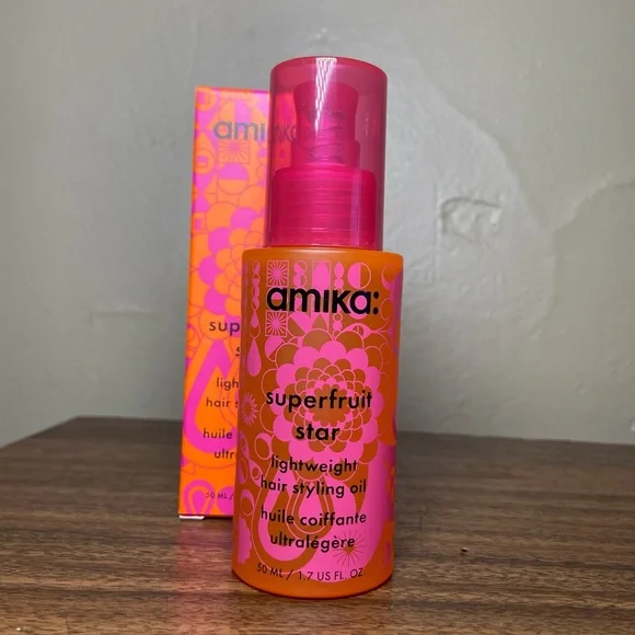Amika Superfruit Star Lightweight Hair Styling Oil New In Box