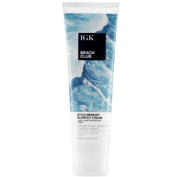 IGK BEACH CLUB BLOWOUT CREAM LIGHTWEIGHT BOUNCY BLOWOUT CREAM 4.5 oz