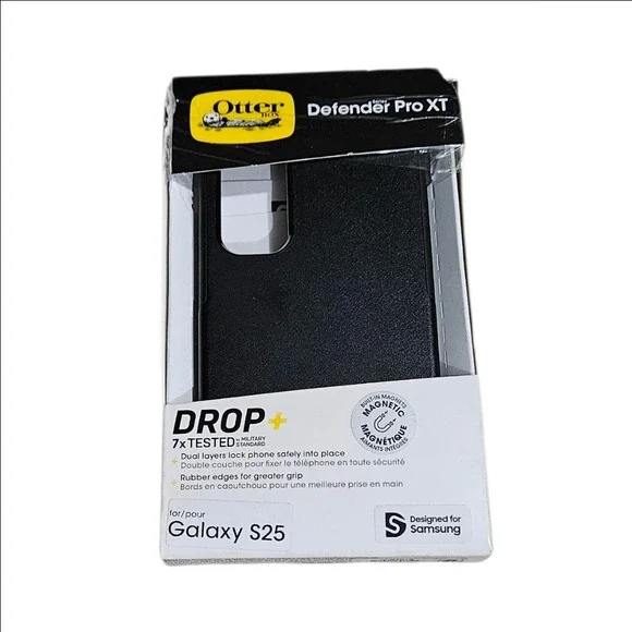 OtterBox Defender Pro XT Case for Samsung Galaxy S25 Black Rugged 77-97876