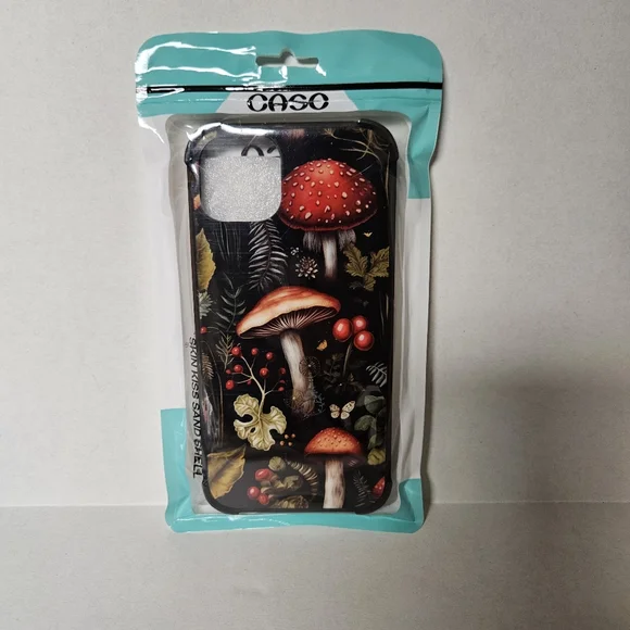 Iphone 14 Max Mushroom Design Phone Case‎ - Multicolor