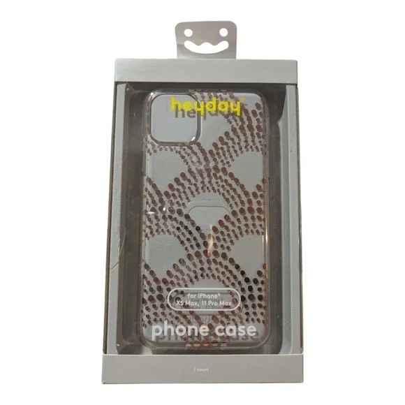 H7.‎ Heyday Case for Apple iPhone XS Max / 11 Pro Max - Rose Gold Scallop Dot