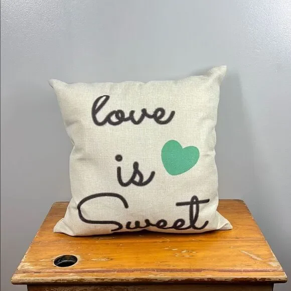 Love is Sweet Decorative Pillow