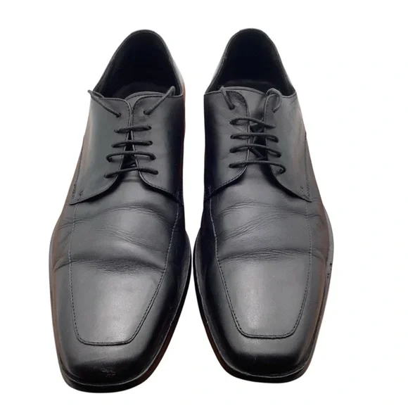 Hugo boss Classic Black Leather Men's‎ Shoes size 13