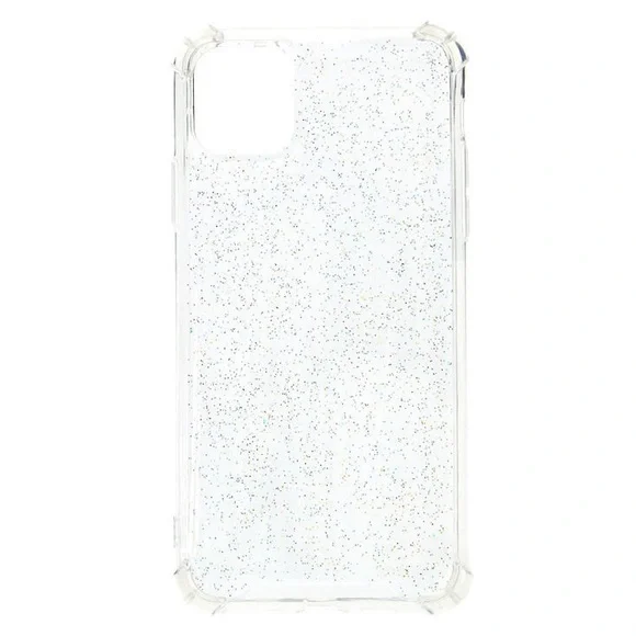 IPHONE 12 PRO MAX CLEAR GLITTER EDGE PROTECTOR CASE‼️