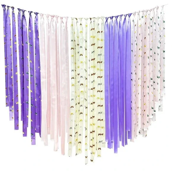 Lavander Pink Floral Butterflies Party‎ Decor Purple Blush