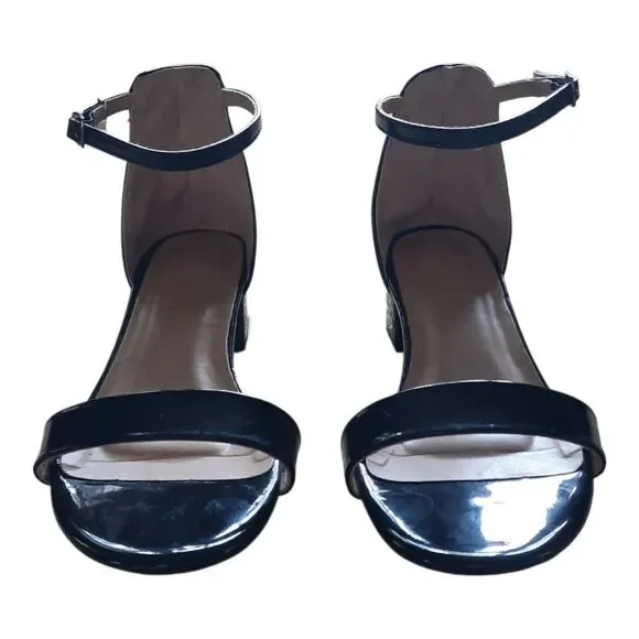 Link Shiny Black Kids Dress Shoes