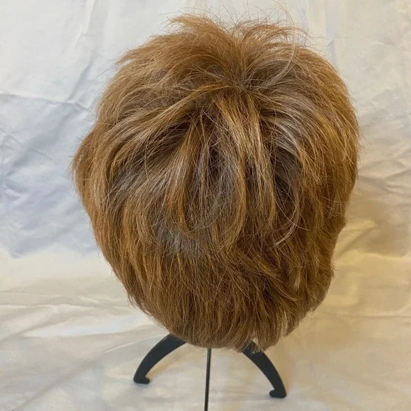 Aspen Women's Brown Shag Style Wig Fiber Made‎ in Japan Wig Made in Korea