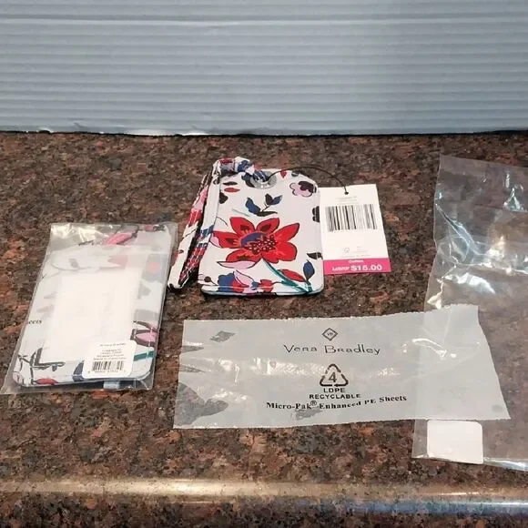 Vera Bradley Red and Blue Floral Phone Case