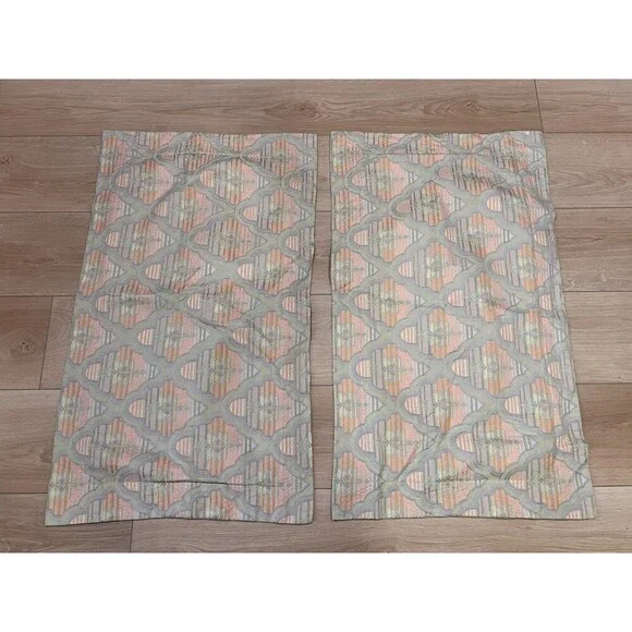 2 Vintage Japanese Inspired Decorative Bedroom Pillowcases Size XL
