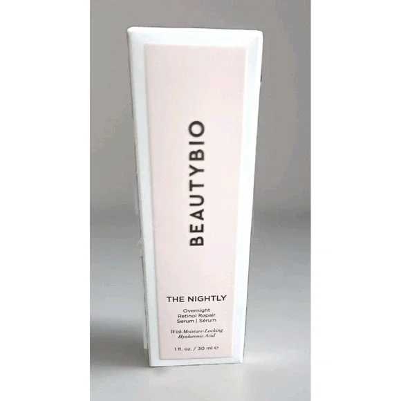 BEAUTYBIO THE NIGHTLY Overnight‎ Retinol Repair Serum - 1 oz SEALED - Hyaluronic
