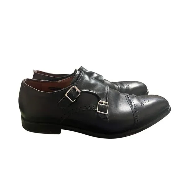 Allen Edmonds St. John's Double Monk Strap Dress Shoes Sz 12D