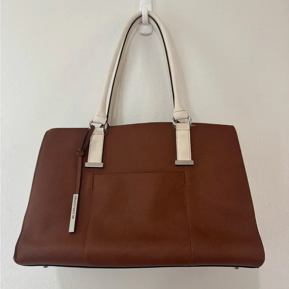Wilsons‎ Leather Brown and Cream Large Bag