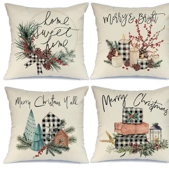 🌸AENEY Christmas Decorative Pillow Cases🎄