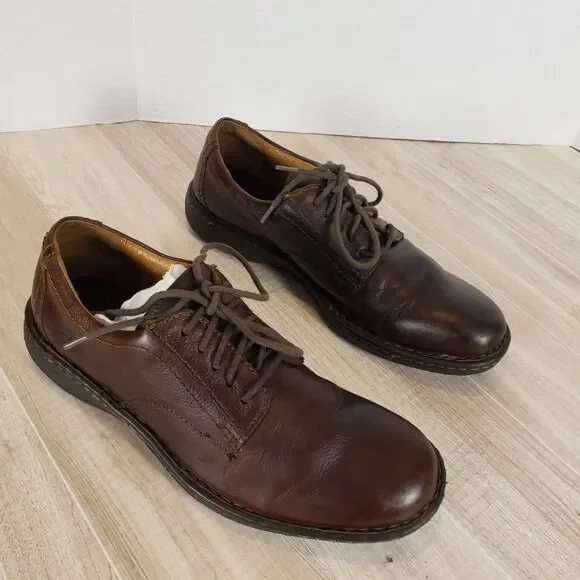 Born Todd Derbys Oxfords Shoes Mens Size 8.5M Brown Leather Casual Lace Up