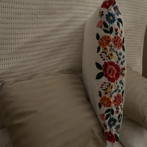 Floral Embroidered pillows handmade in Ukraine set 2