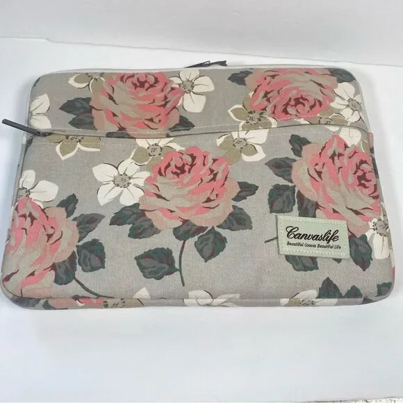 Canvaslife Floral Padded Laptop Bag