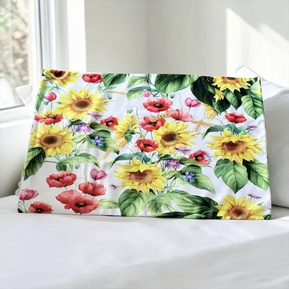 Silk Feel Bright Vibrant Multicolor Pillowcase 30