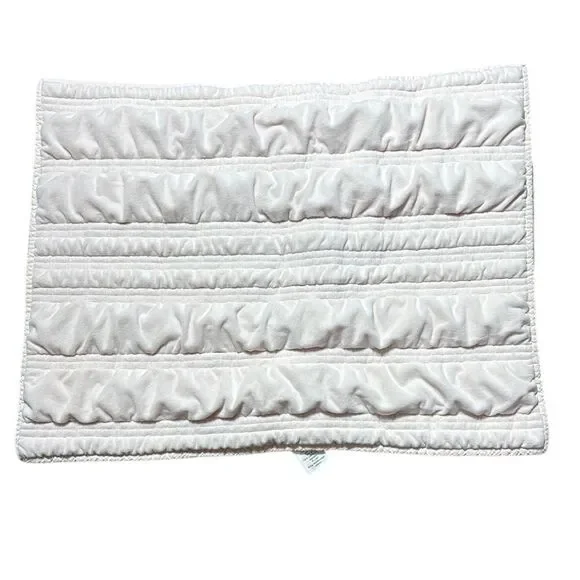 Pottery barn teen single pillowcase soft velvety light pink textured