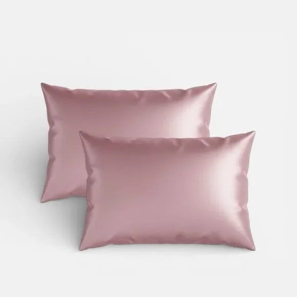 BEDELITE Satin Pillowcases for Standard (20x26 Inch) Rose Pink