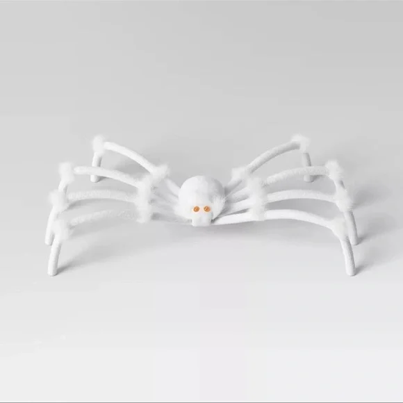 Adorable White Spider decoration.