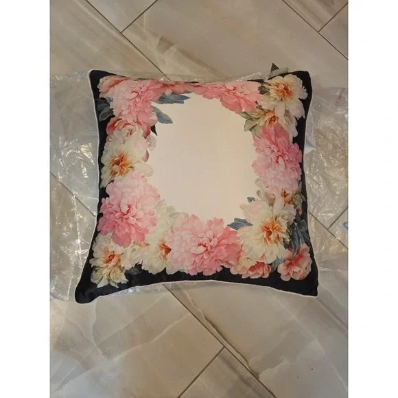 Ted Baker London Floral Sateen Accent Pillow Poly 18