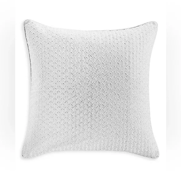 Hudson Park Collection Palmetto Cotton Silk Euro Sham, NEW $245