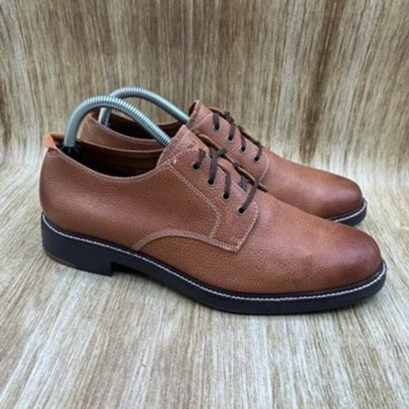 Cole Haan 7 Day Oxfords Men's Size 8 M Plain Toe Taos‎ Tan Leather Shoes C32694
