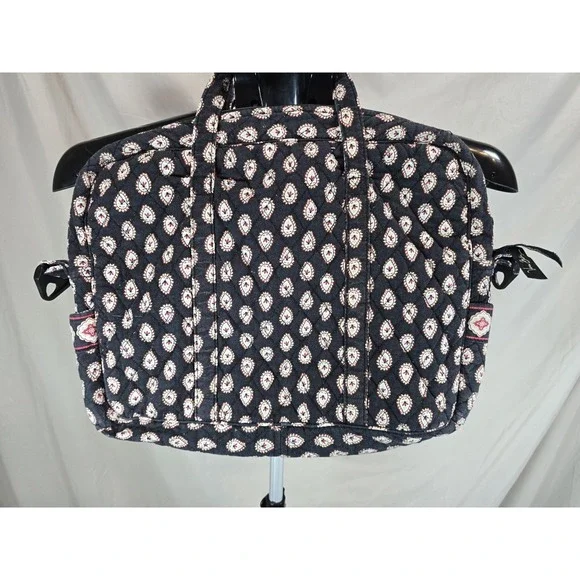 Vera Bradley Black Floral Laptop Bag Purse She Isnt Perfect But Its Discounted!