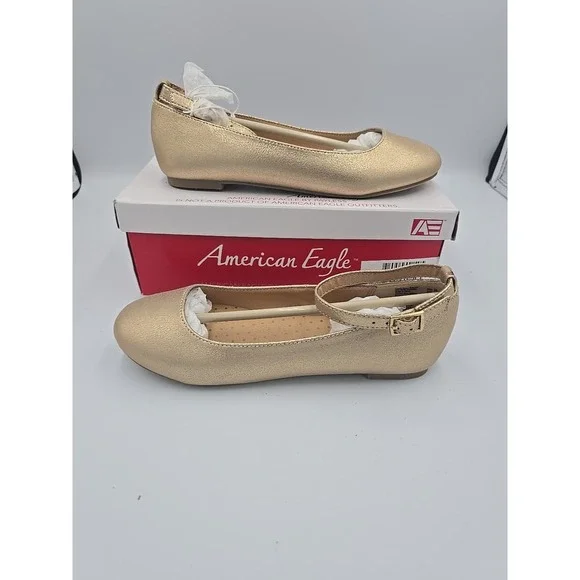 American Eagle GIRL'S Dress Shoes Size 3.5 Mary JANE coquette dainty