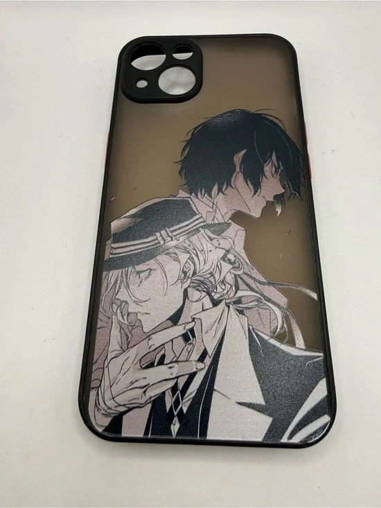 iPhone 13 Phone Case Matte Black Bungou Stray Dogs Phone Case