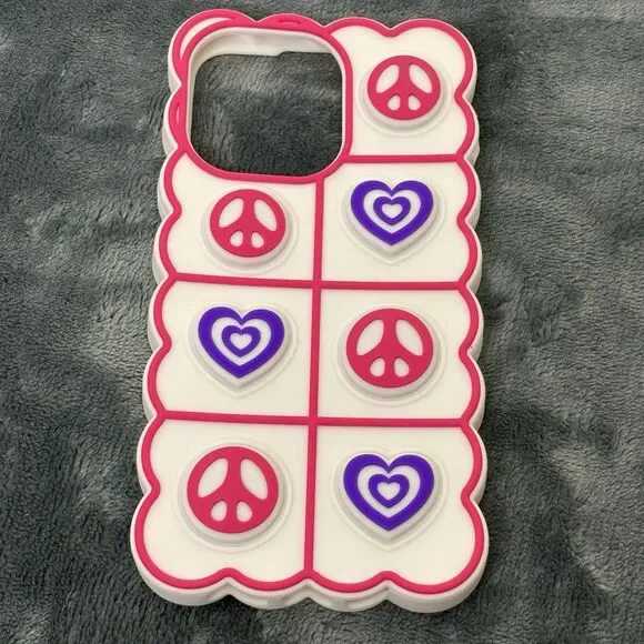 iPhone 13/14 Pro Max Peace Sign Popper Case