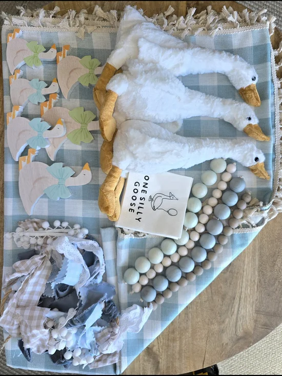One Silly Goose Party Or Nursery Decor Set - One Silly Goose