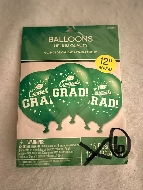 💜 6 Congrats Grad! Balloons