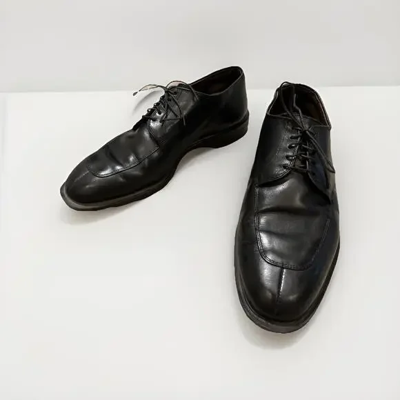 ALLEN EDMONDS BLACK MENS OXFORD DRESS SHOES SIZE 11 REMOVEABLE INSOLES VGC!