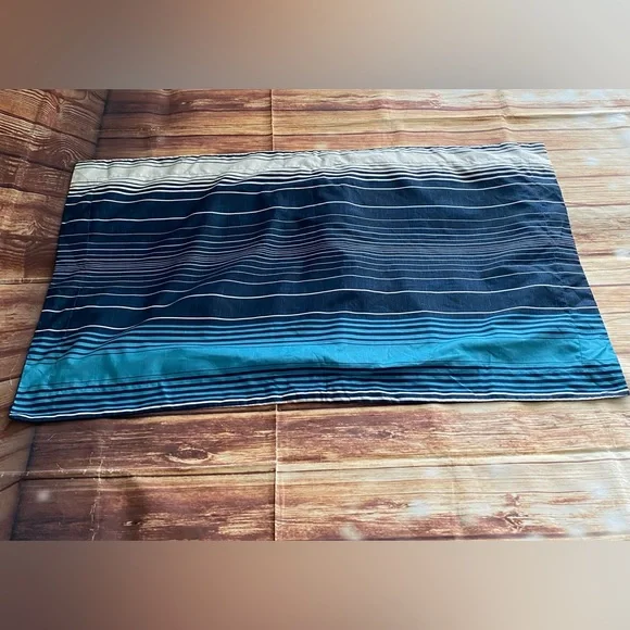 Perry Ellis Portfolio Striped Long Blue Pillowcase