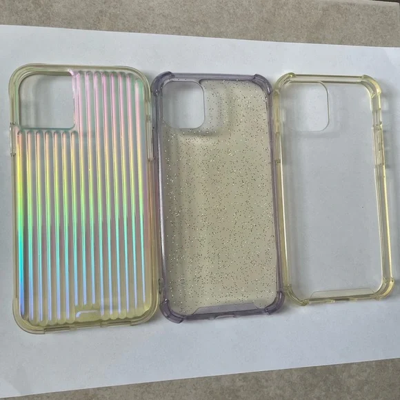 iphone 11, Glitter, and Clear Case