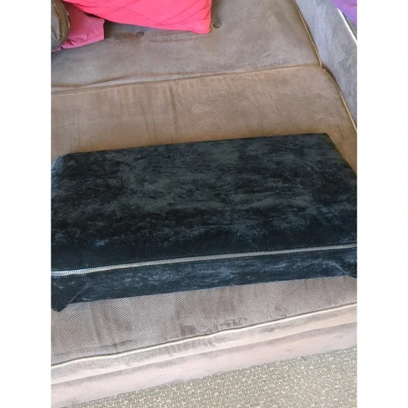 Liberator Black Velvet Ramp Wedge Positioning Pillow 24x14x7