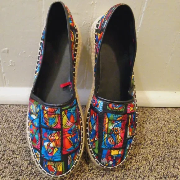 Clōe colorful quilted espidrills