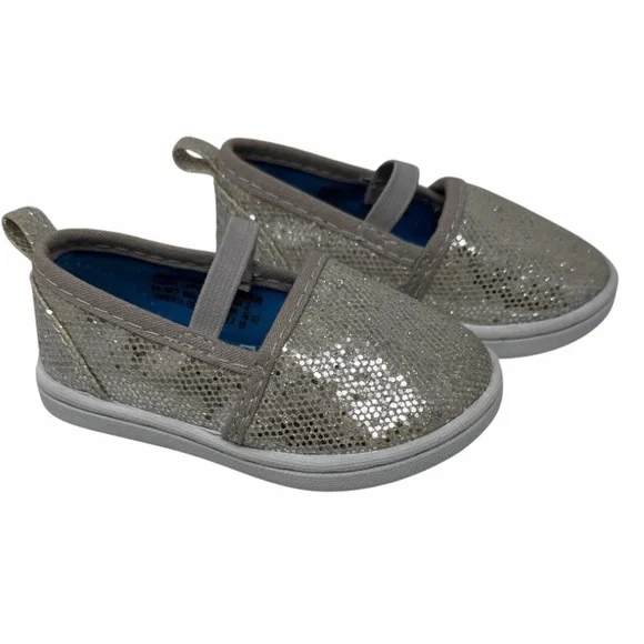 Garanimals Glittery Silver Kids Dress Shoes