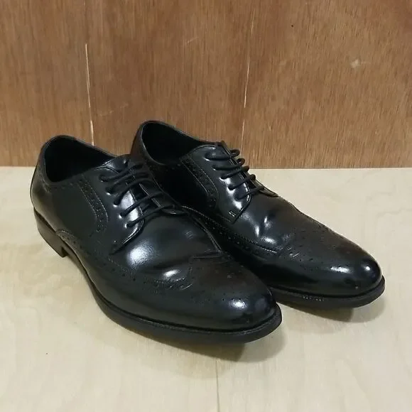 Stacy Adam Wingtip Shoes Sz 10