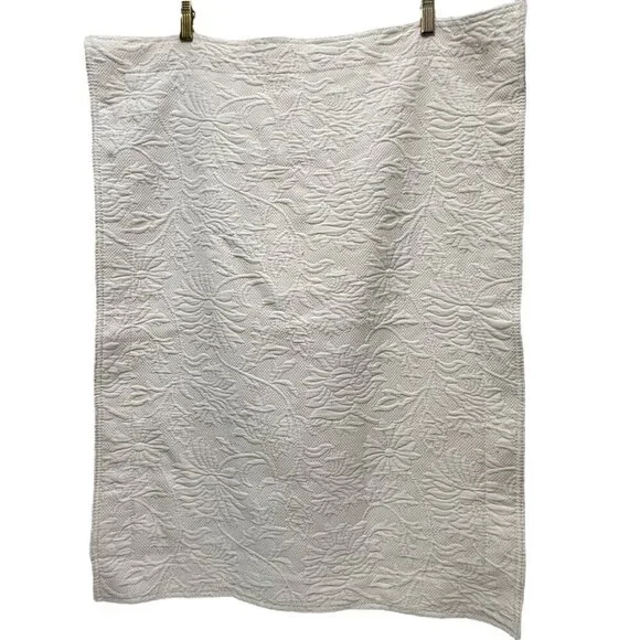 Charter Club Matelasse Pillow Sham Standard Size Pillowcase Cream