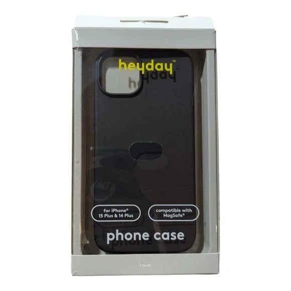 A3. Heyday MagSafe Phone Case‎ for Apple iPhone 15 Plus & 14 Plus - Black