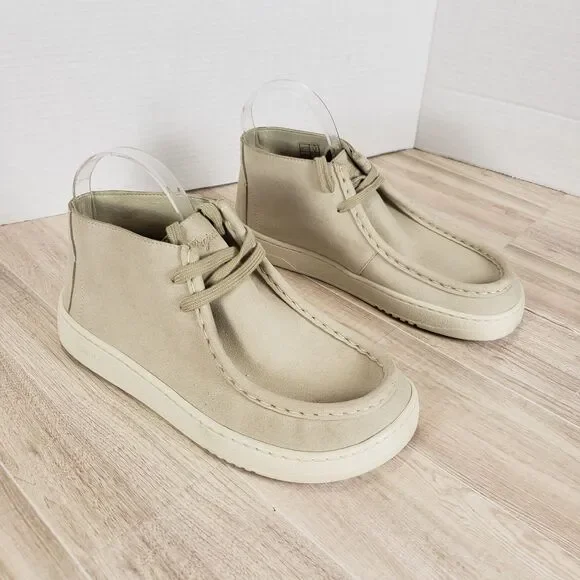 Ohne Project Pietra Chukka Barefoot Boot White Leather Spain US Sz 8.5 Women