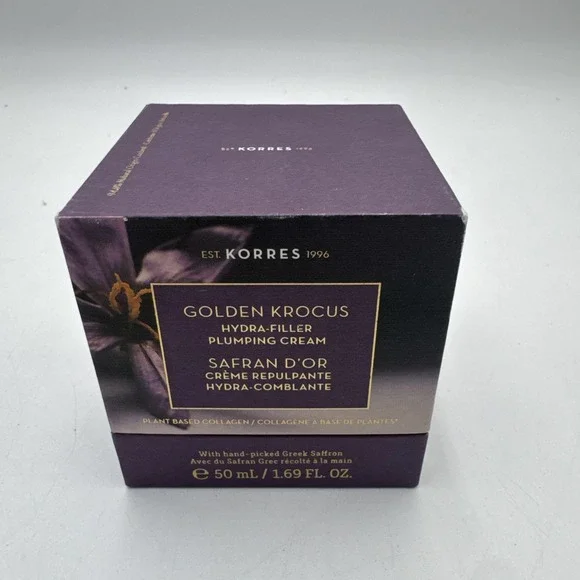 Korres Golden Krocus Hydra-Filler Plumping Cream 1.69 fl oz Greek Saffron