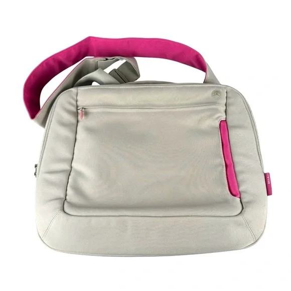 Belkin‎ Laptop Shoulder Bag Messenger Bag Gray Pink Accents Cute Design15