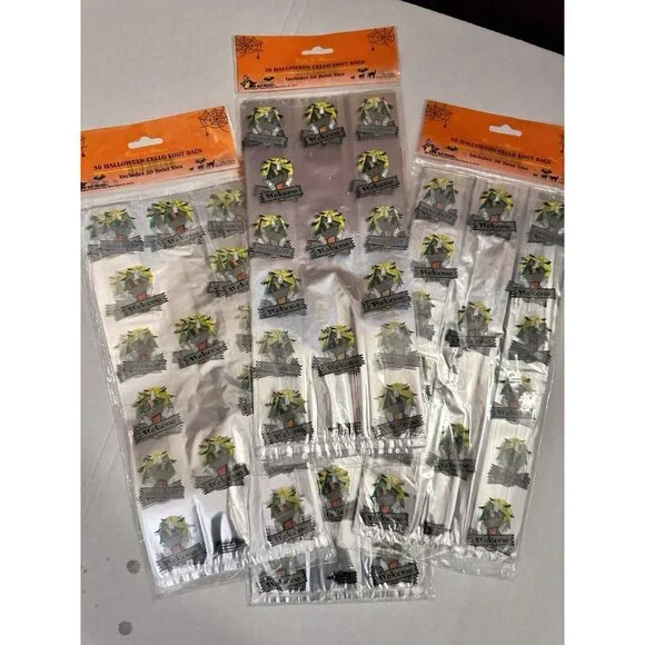 120 Halloween Haunted House Loot Cello‎ Plastic Bags Regent